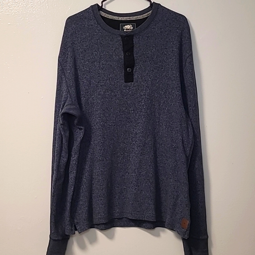 ROOTS  Killarney Pepper Henley Size Large